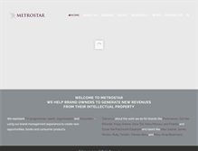 Tablet Screenshot of metrostarmedia.co.uk